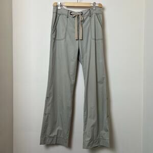 IZOD Lightweight Drawstring Cargo Roll-Up Pants Soft Olive Green 4